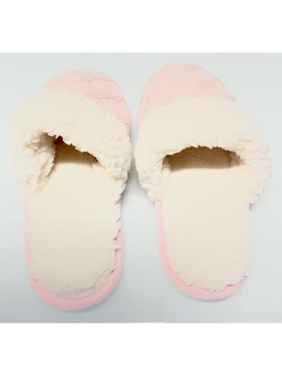 Shoes - Victoria’s Secret Super Soft Faux Fur Knit Slippers Cozy Warm Size Medium Soft!
